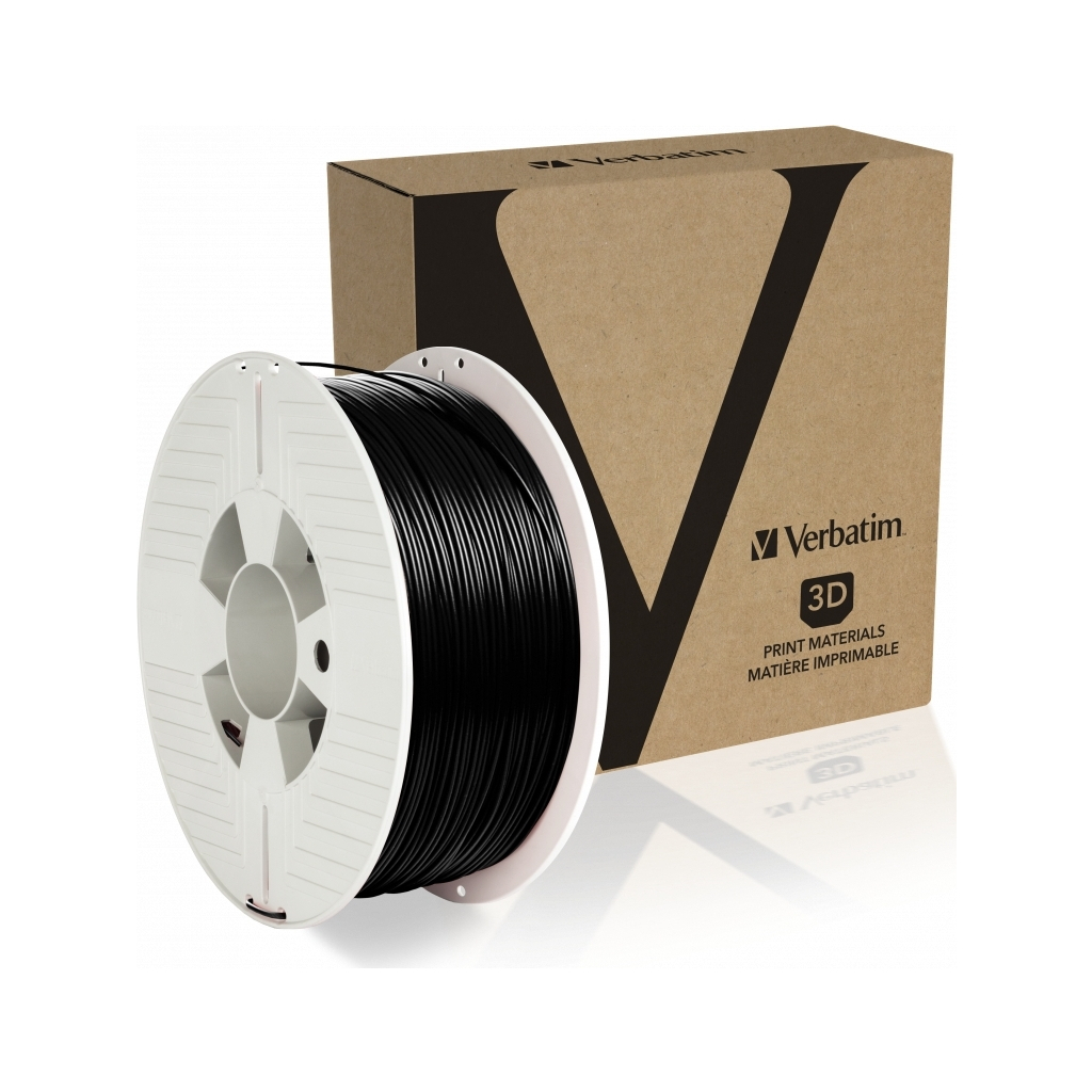 Пластик для 3D-принтера Verbatim PETG, 1.75 мм, 1 кг, Black (55052) - зображення 2