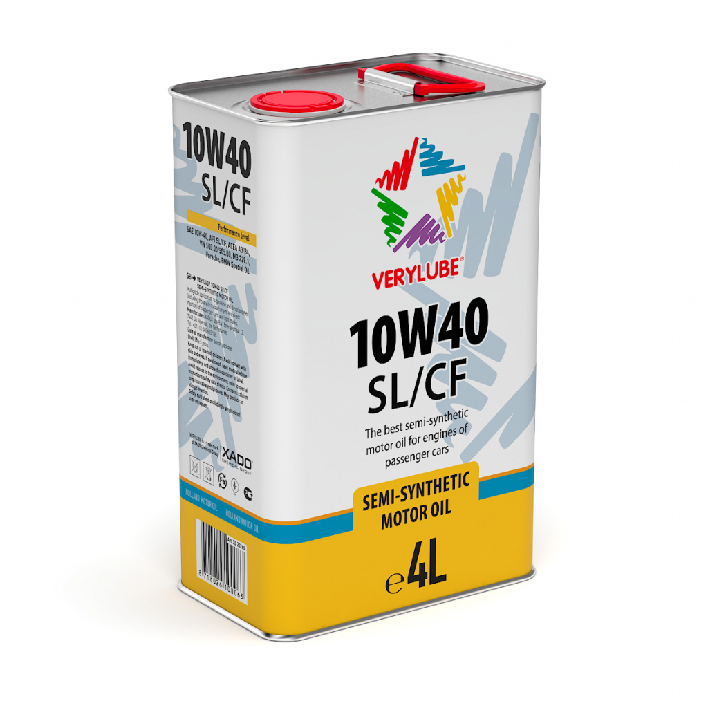 Моторна олива Xado 10W-40 SL/CF, Verylube 4л (ХВ 20268_1) - изображение 1
