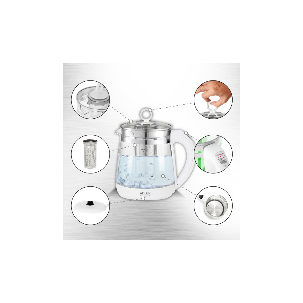 Електрочайник Adler AD 1299 - зображення 7