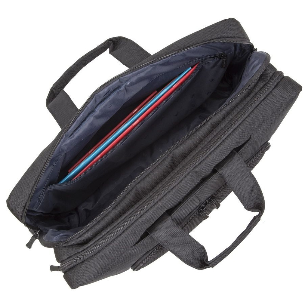 Сумка для ноутбука RivaCase 15.6" 8455 Tegel, Black, ECO (8455Black) - зображення 5
