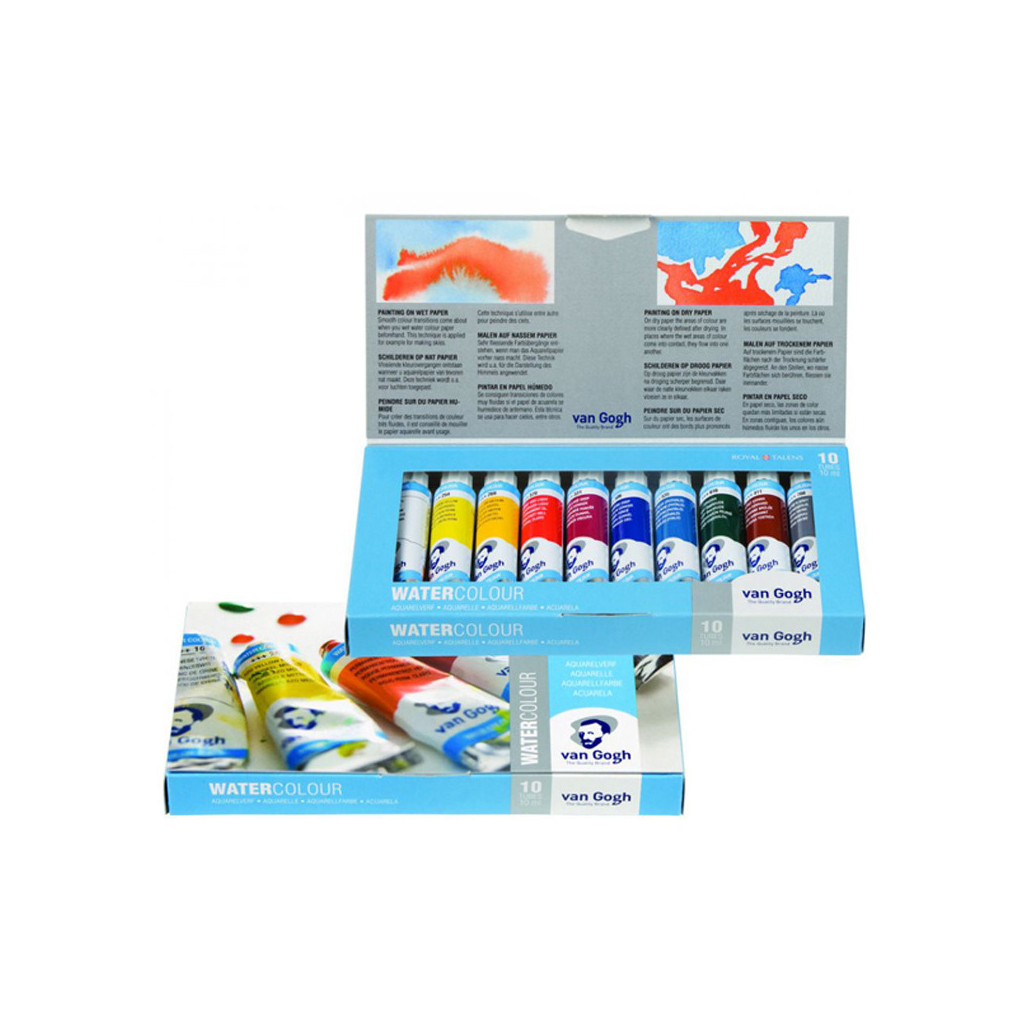 Акварельні фарби Royal Talens Van Gogh 10 кольорів 10 мл (8712079231491) - изображение 3