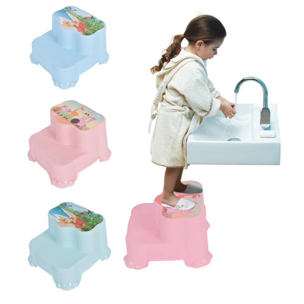 Підставка дитяча Sevi Bebe для самостійного вмивання дитини 143-1 Блакитна (8692241143107) - зображення 2