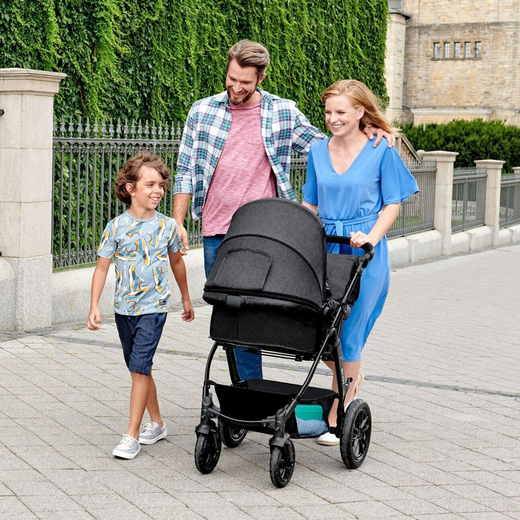 Коляска Kinderkraft 3 в 1 Moov Gray Melange (KKWMOOVGRYM0NC) (5902533915019) - зображення 6