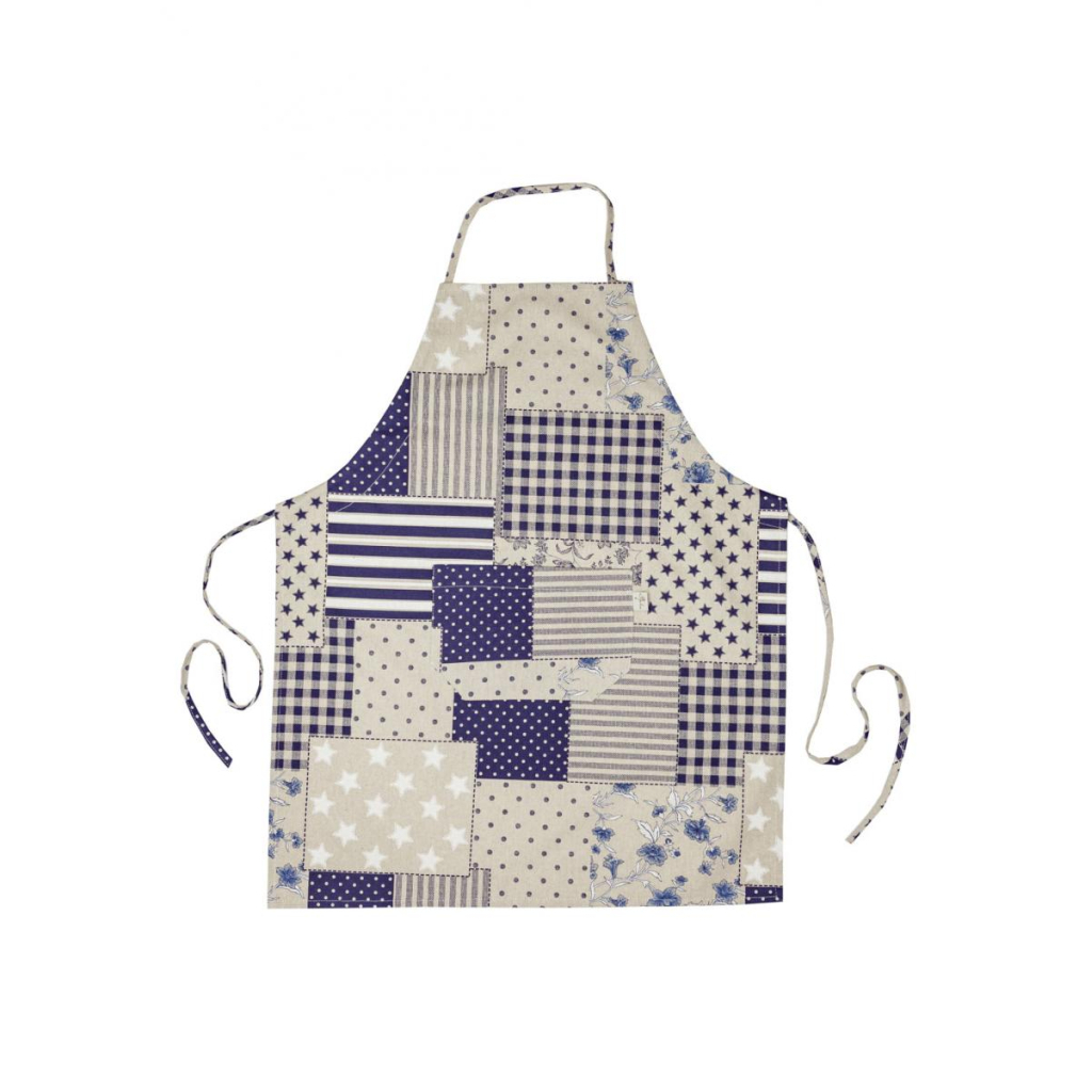 Фартух Прованс Печворк синій (031634) - зображення 1
