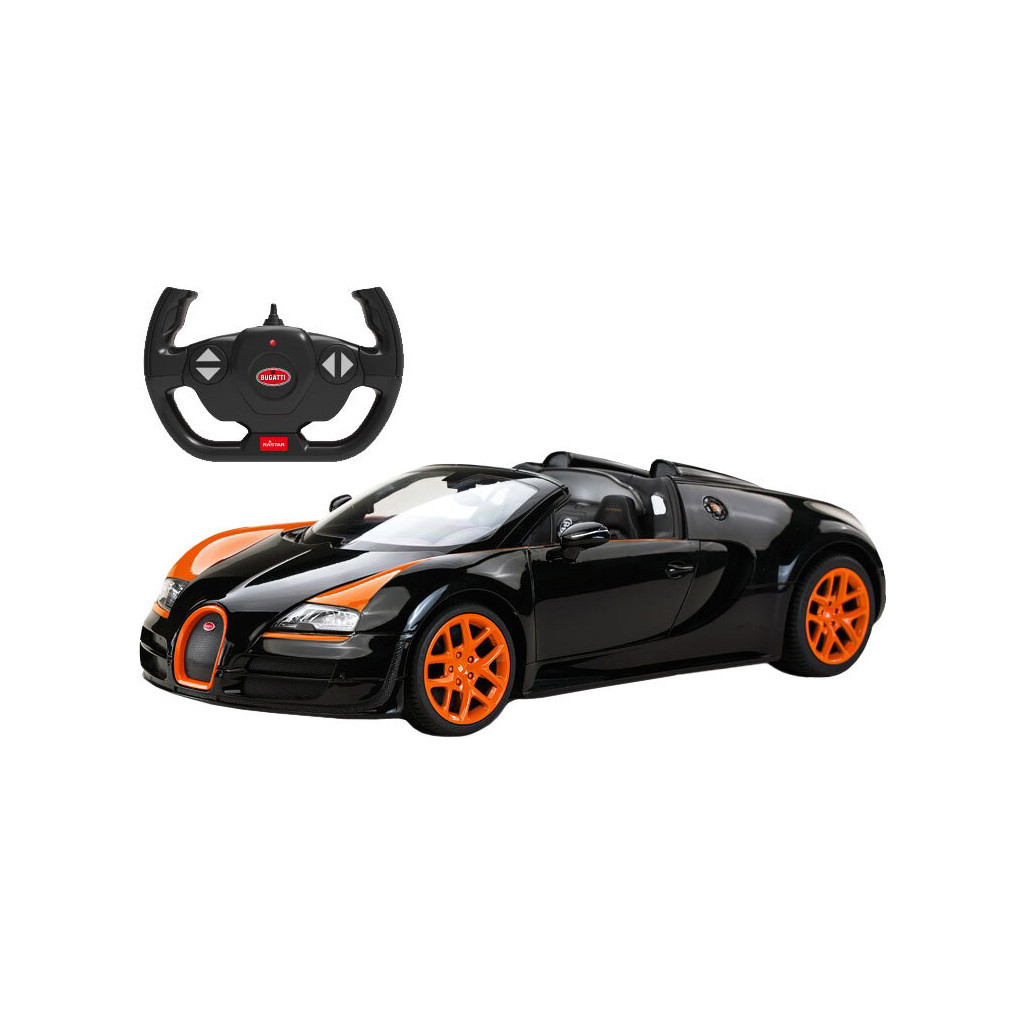 Радіокерована іграшка Rastar Bugatti Grand Sport Vitesse 1:14 (70460 black) - зображення 1