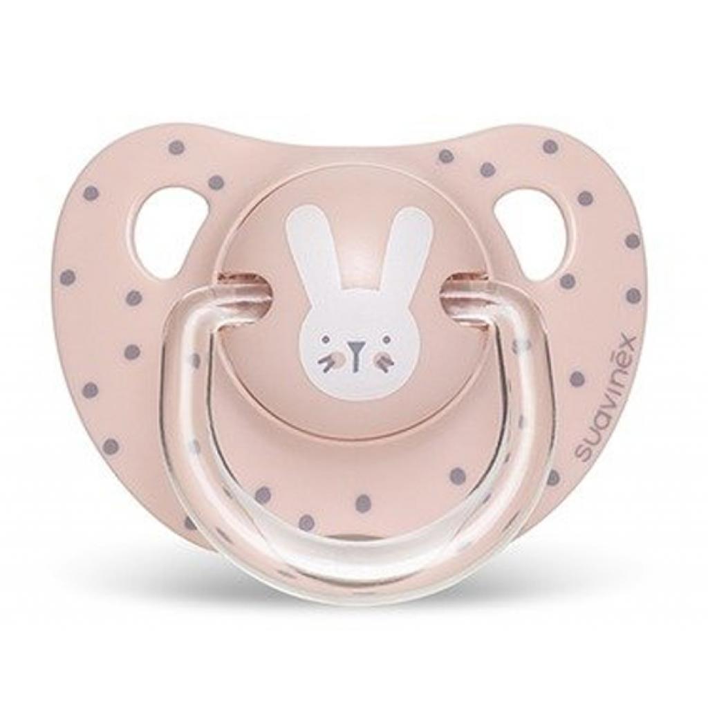 Пустушка Suavinex Hygge анатоміч. Затишні історії 18+ міс. рожевий зайчик (306582) - зображення 1