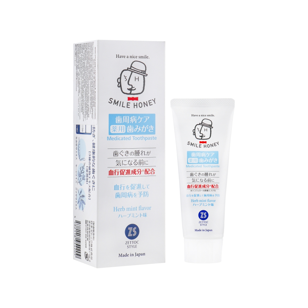 Зубна паста Zettoc Smile Honey Blood Circulation Promoting 120 г (4582118954209) - зображення 2