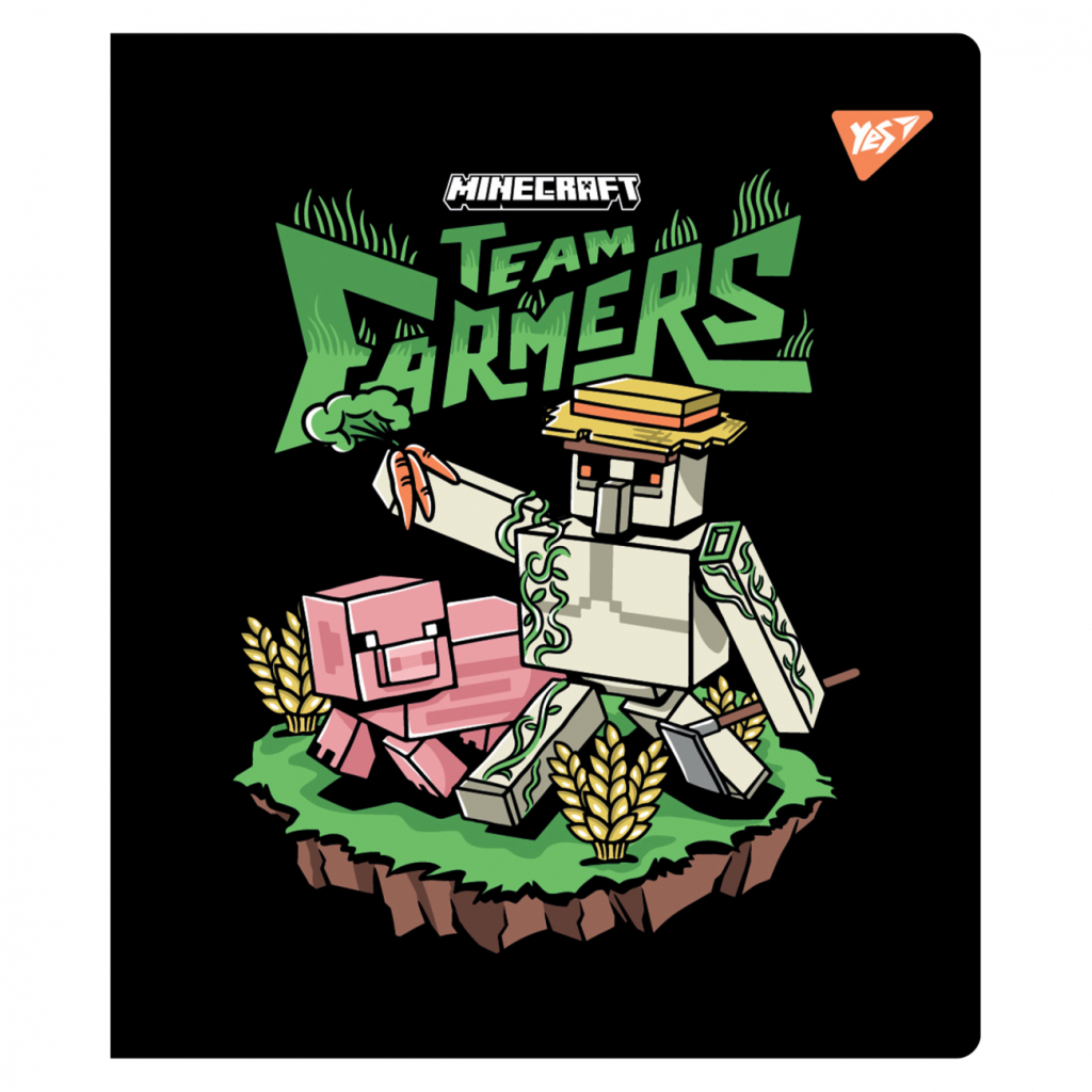 Зошит Yes Minecraft. Team 12 аркушів коса лінія (767503) - зображення 4