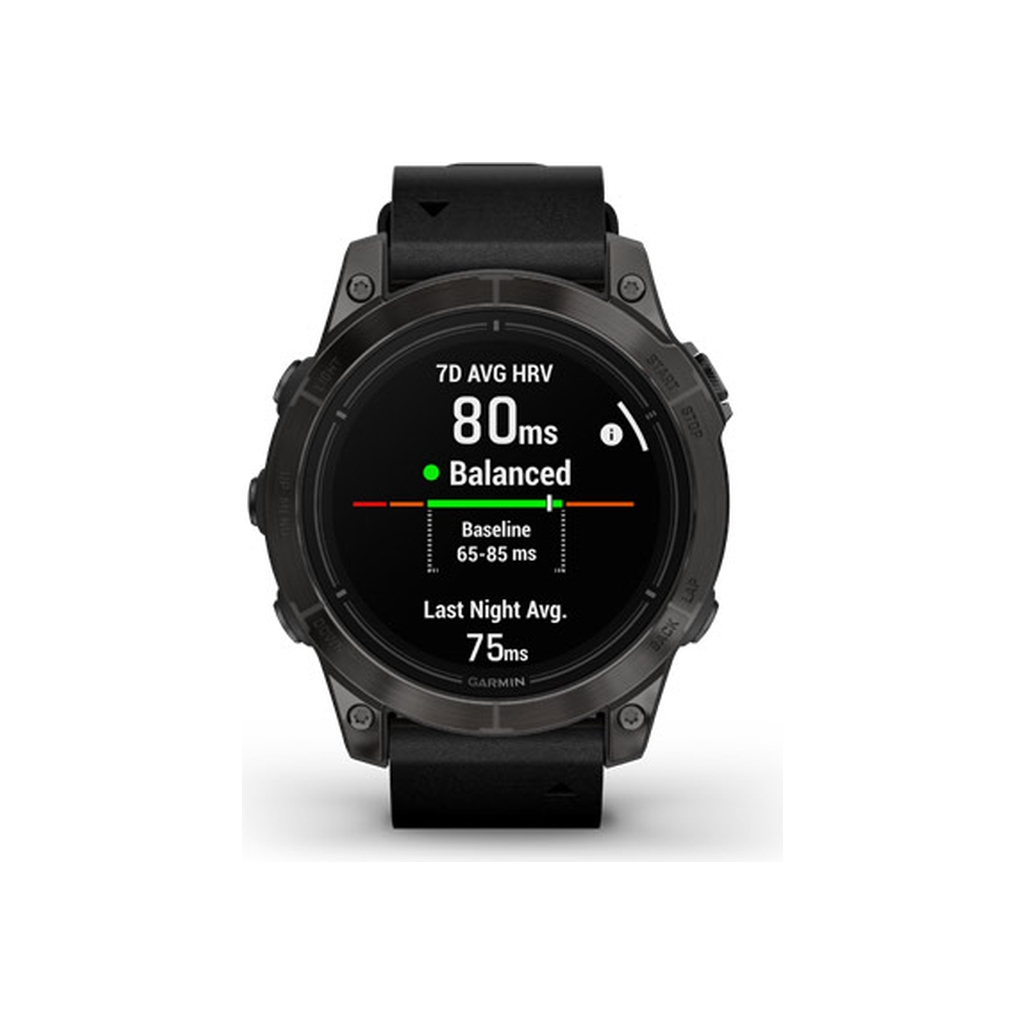 Смарт-годинник Garmin EPIX PRO (g2), 47, Saph, CrbnGryDLCTi, Blck Lthr, Excl, GPS (010-02803-30) - зображення 5