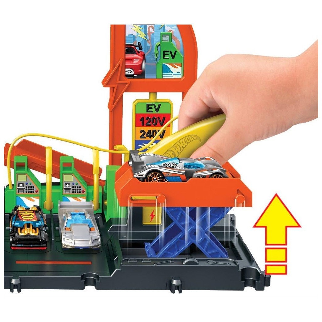 Автотрек Hot Wheels Заправна станція для суперзарядки (HTN79) - зображення 4