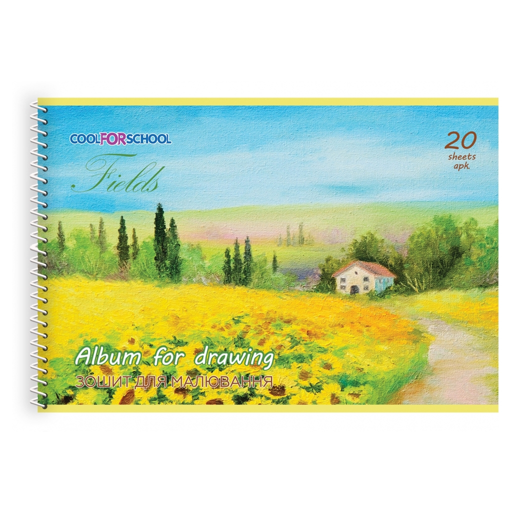 Альбом для малювання Cool For School на пружині, 20 аркушів Seasons (CF60903-04) - зображення 1