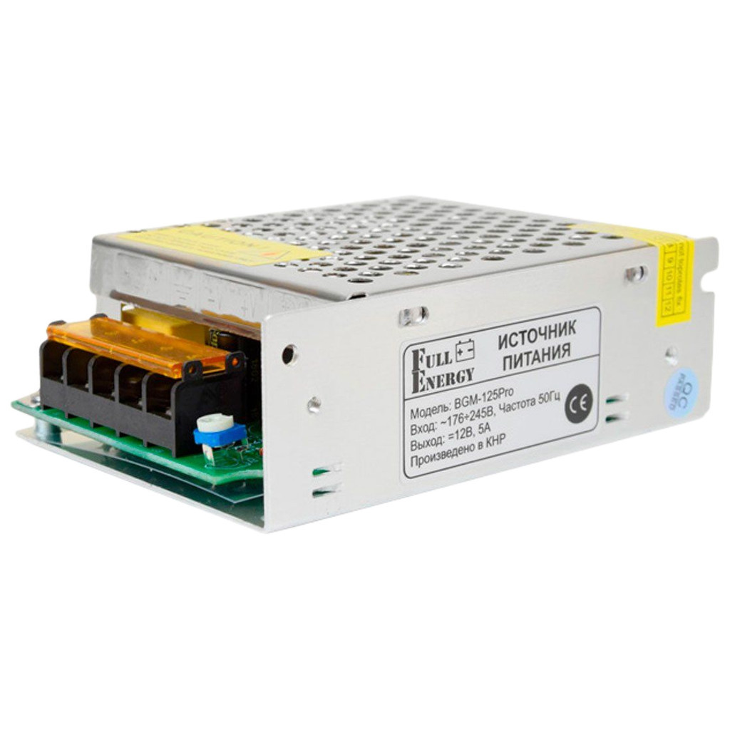 Блок живлення для систем відеоспостереження Full Energy BGM-125Pro - picture 2