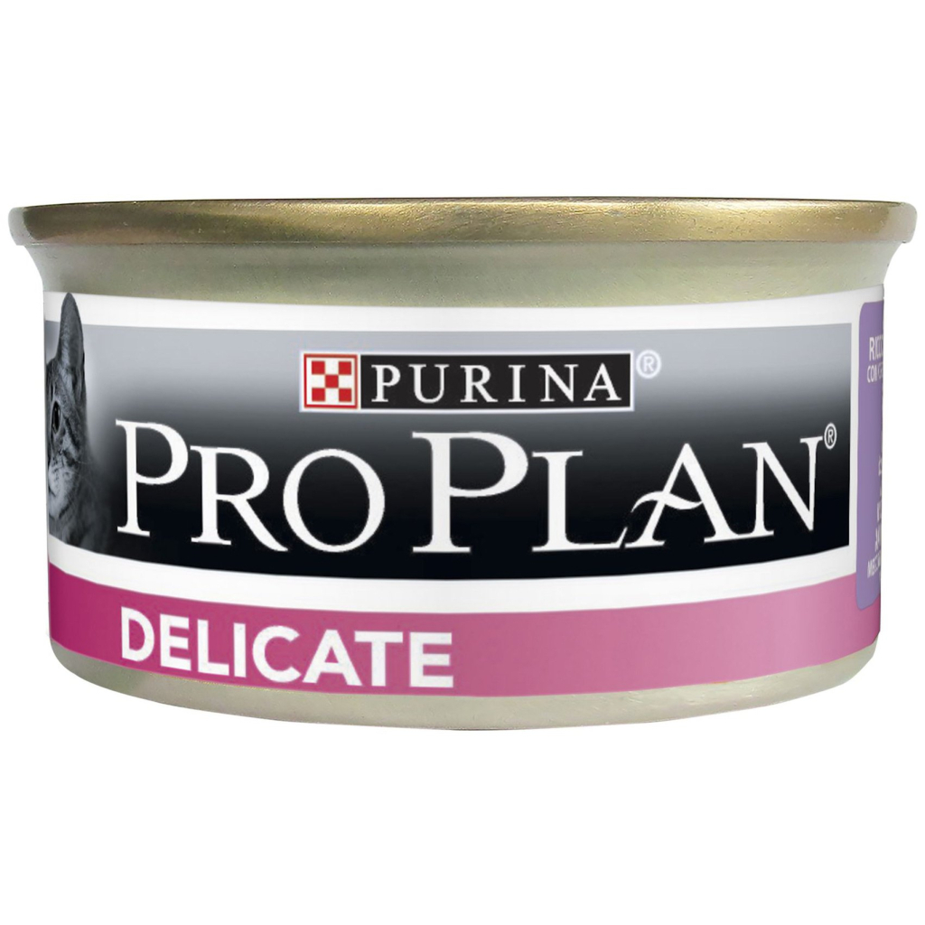 Вологий корм для кішок Purina Pro Plan Delicate З індичкою 85 г (8445290173317) - зображення 3
