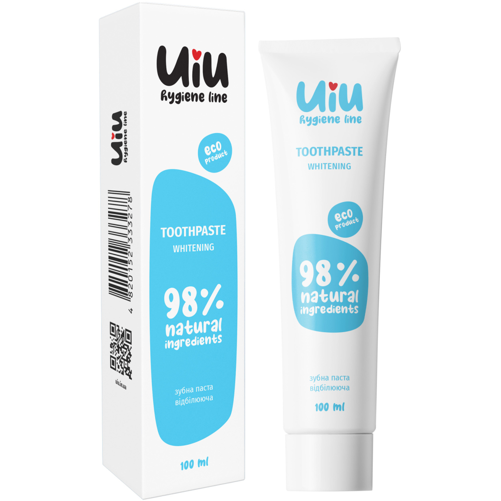 Зубна паста UIU Відбілююча 100 мл (4820152333278) - зображення 2