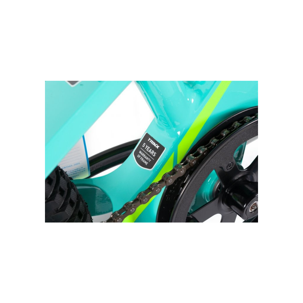 Велосипед Trinx Seals 2.0 20" Cyan-Yellow-White (SEALS2.0CYW) - зображення 11