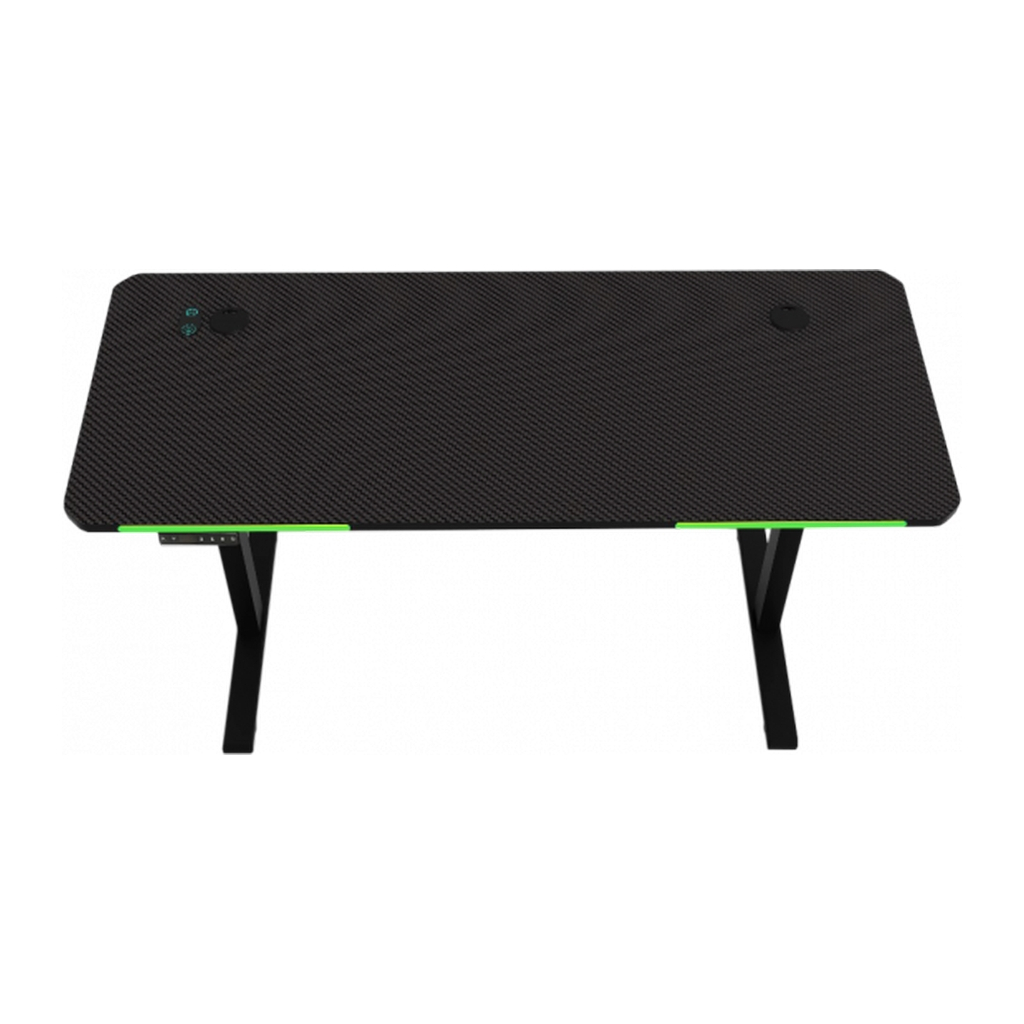 Комп'ютерний стіл GT Racer T-S 1438 Black (T-S 1438 (140x60x73-118) Black) - изображение 3