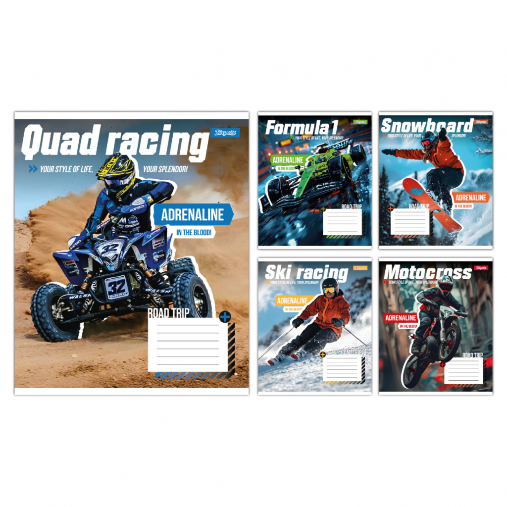 Зошит 1 вересня Hobby А5 24 аркушів лінія (768195) - зображення 1