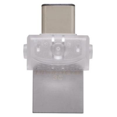 USB флеш накопичувач Kingston 128GB DataTraveler microDuo 3C USB 3.0/Type C (DTDUO3C/128GB) - зображення 5