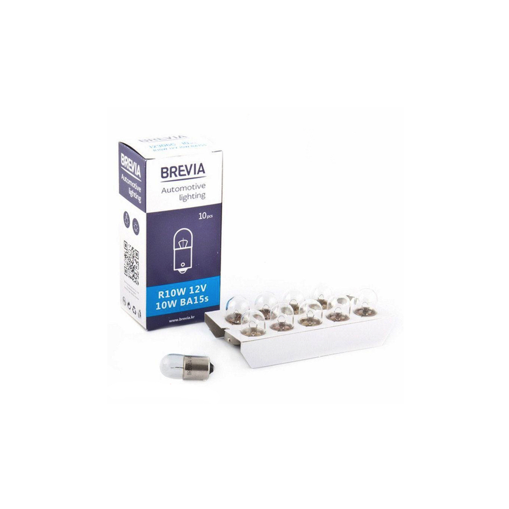 Автолампа Brevia R10W 12V 10W BA15s CP (12306) - зображення 3