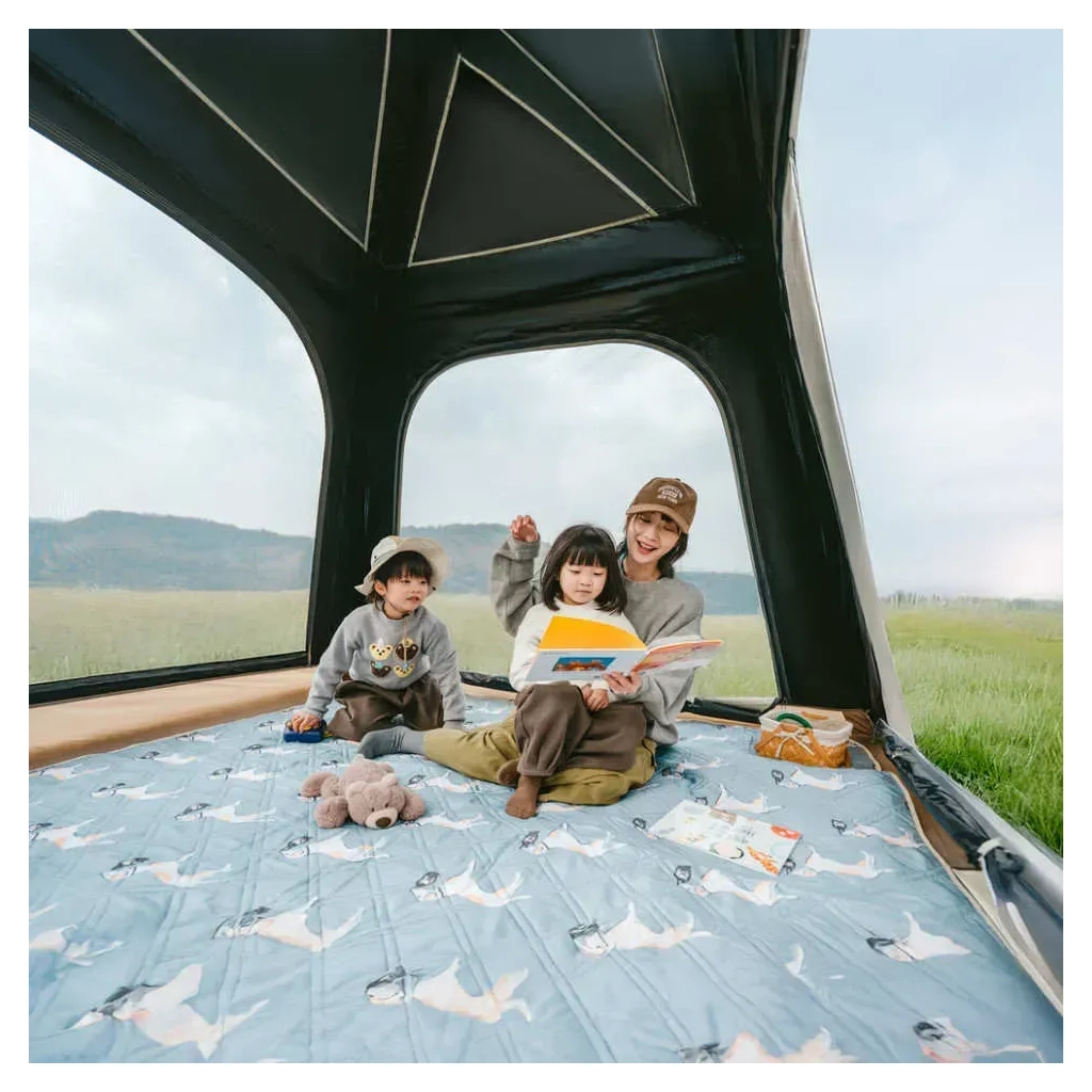 Намет Naturehike чотиримісний автоматичний надувний із тентом Ango CNK2550WS017, сірий (6977465869883) - зображення 5