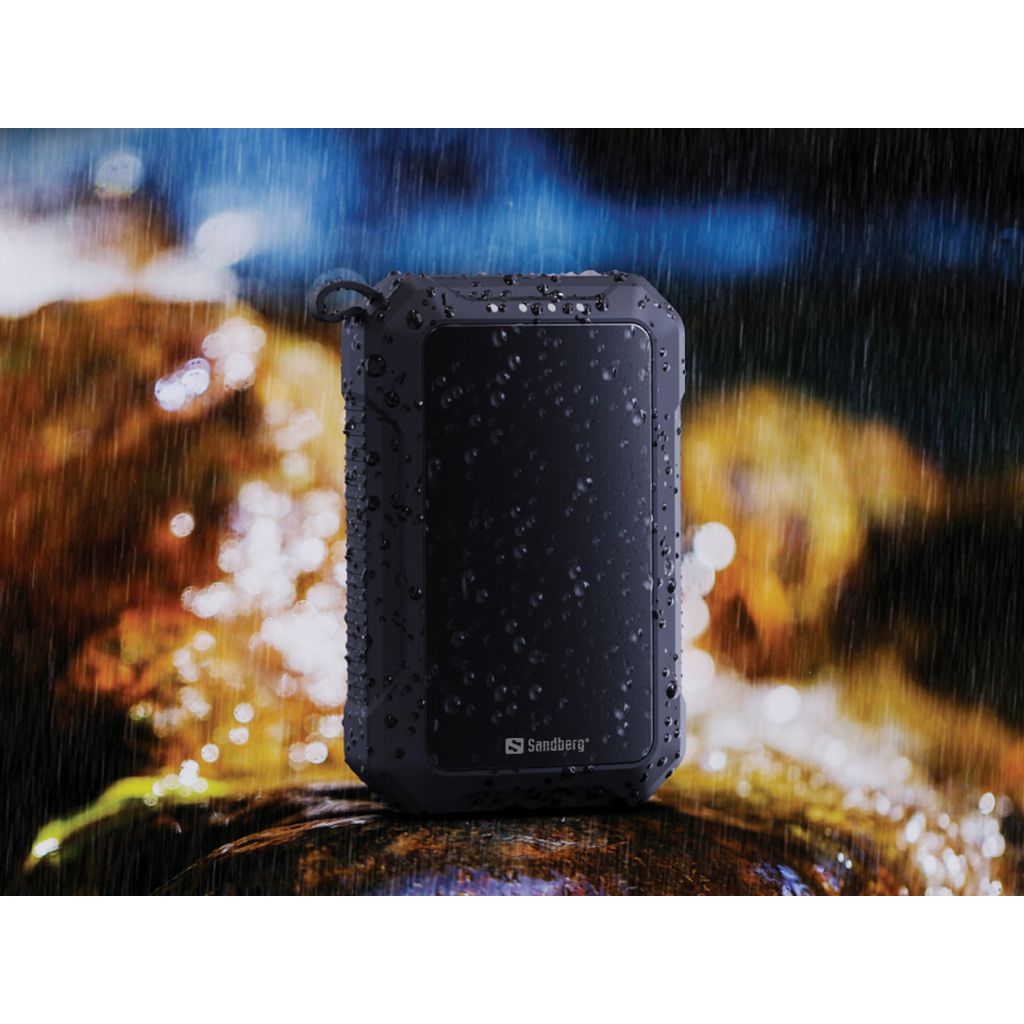 Батарея універсальна Sandberg 10000mAh, Hand Warmer, flashlight 1W, USB-C/USB-A 2A/5V (420-65) - зображення 7