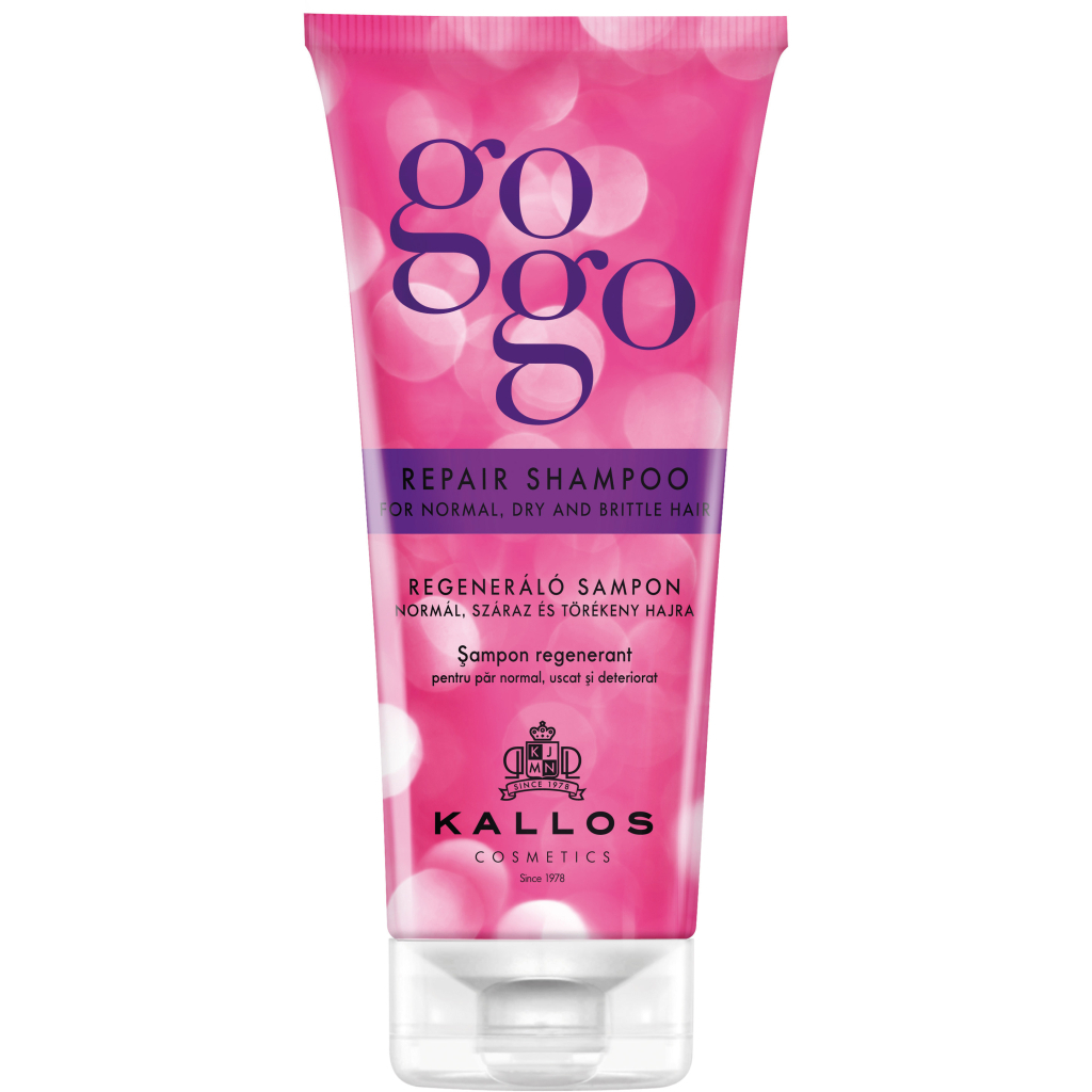 Шампунь Kallos Cosmetics Gogo Repair Shampoo Відновлюючий 200 мл (5998889507411) - зображення 1