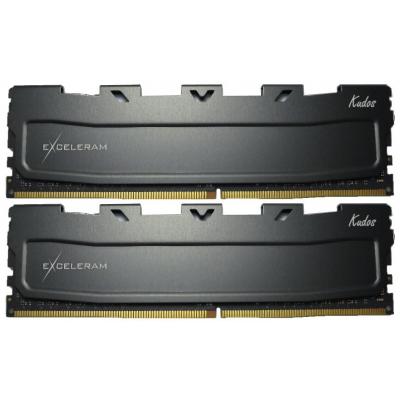 Модуль пам'яті для комп'ютера DDR4 8GB (2x4GB) 2400 MHz Black Kudos eXceleram (EKBLACK4082414AD) - изображение 1