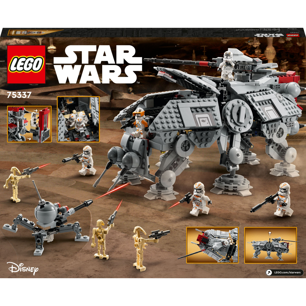 Конструктор LEGO Star Wars Крокохід AT-TE 1082 деталей (75337) - зображення 10