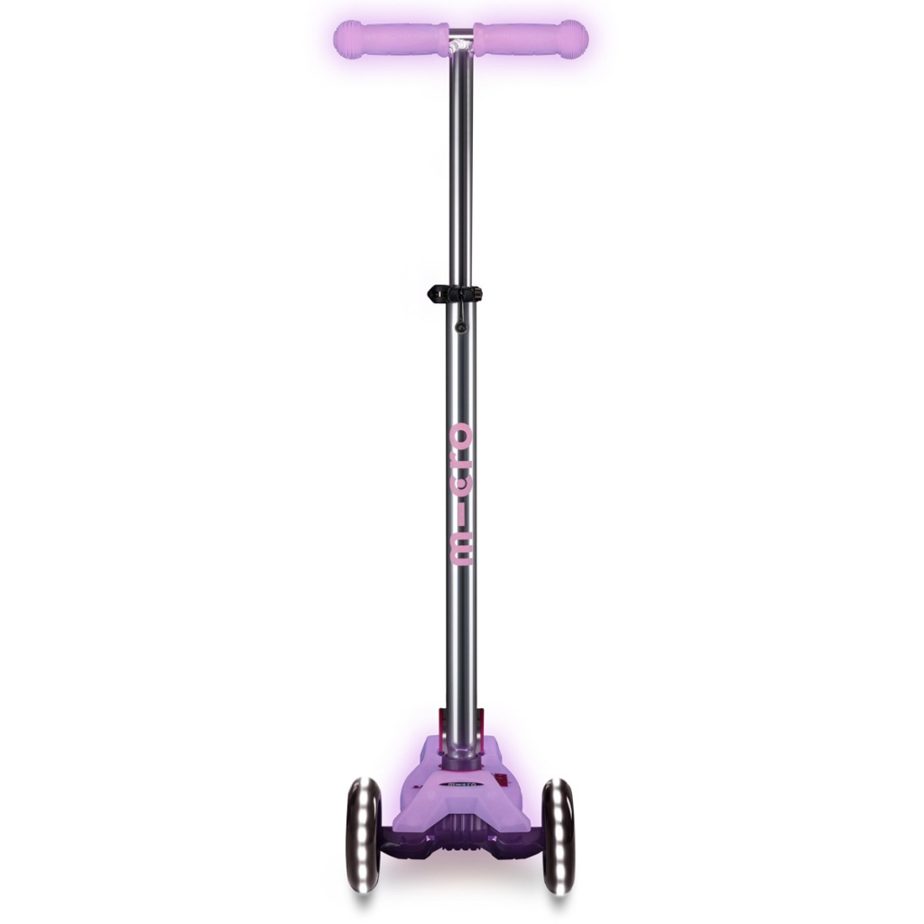 Самокат Micro Maxi Deluxe Glow LED Сяйнисто-пурпуровий (MMD367) - зображення 4