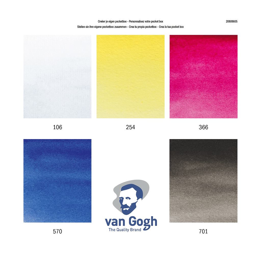 Акварельні фарби Royal Talens Van Gogh Primary 5 кювет (8712079498467) - зображення 7