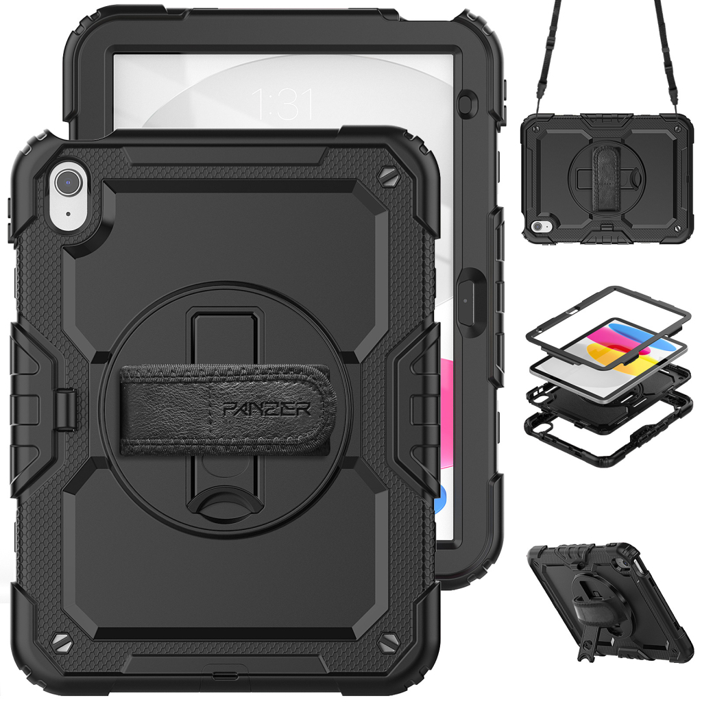 Чохол до планшета Armorstandart Panzer iPad 10.9 2024 / 2022 Black (ARM82525) - зображення 4