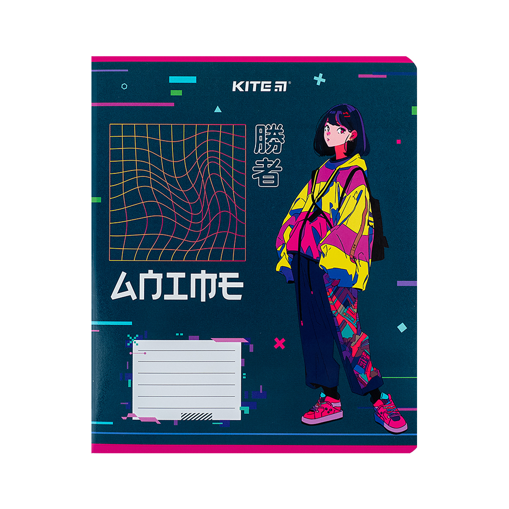 Зошит Kite Anime 12 аркушів, лінія (K24-234-1) - зображення 12