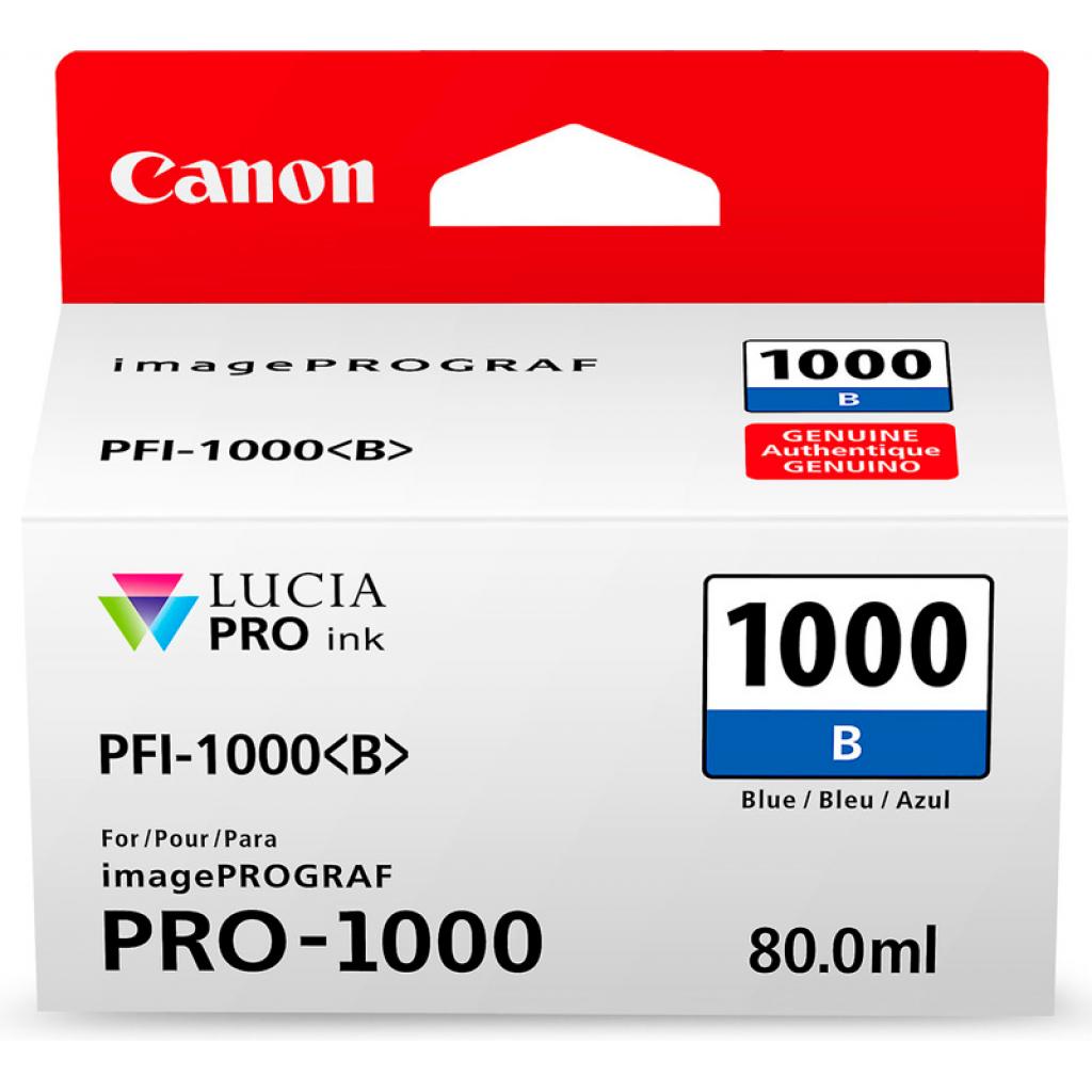 Картридж Canon PFI-1000B (Blue) (0555C001) - зображення 1