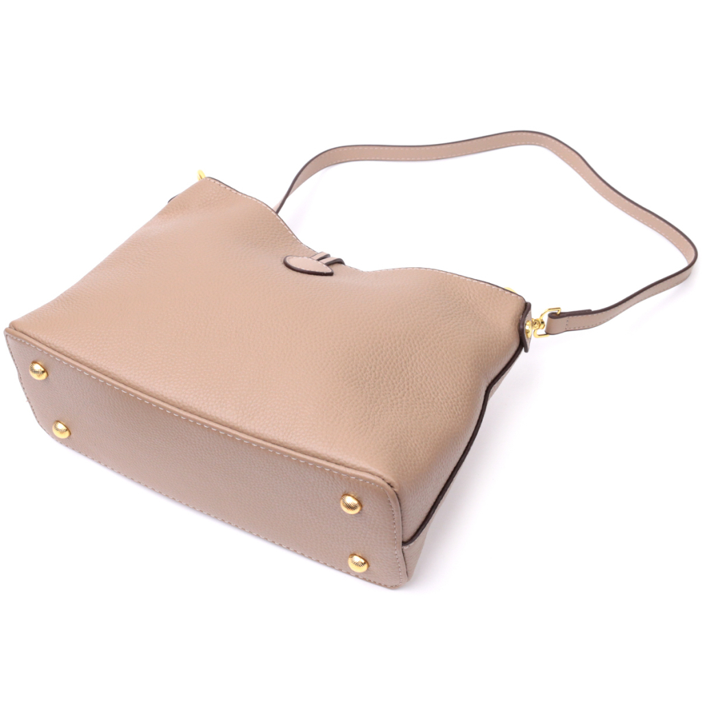 Сумка Vintage З натуральної шкіри Бежева (22320) - зображення 5