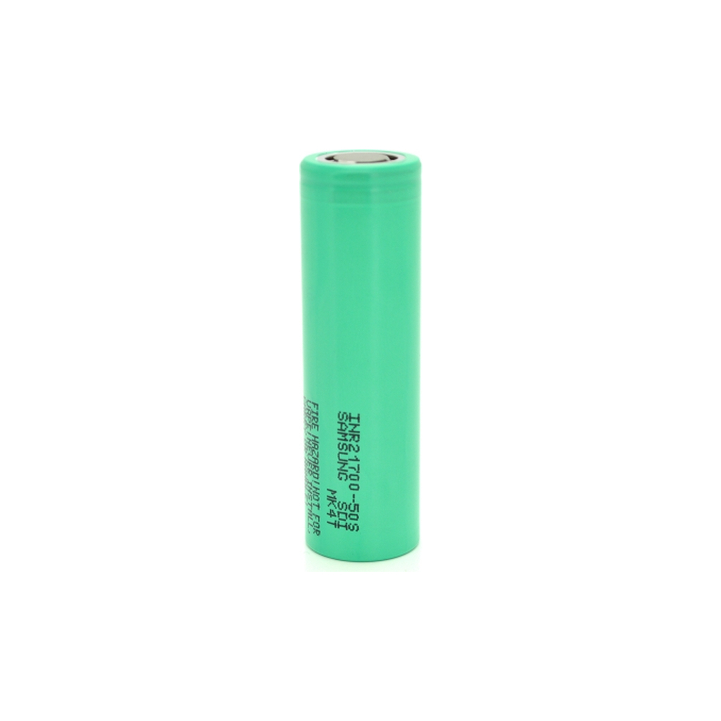 Акумулятор 21700 5000mAh, 50A, 4.2/3.6/2.5V, Green Samsung (INR21700-50S / 32719) - зображення 1