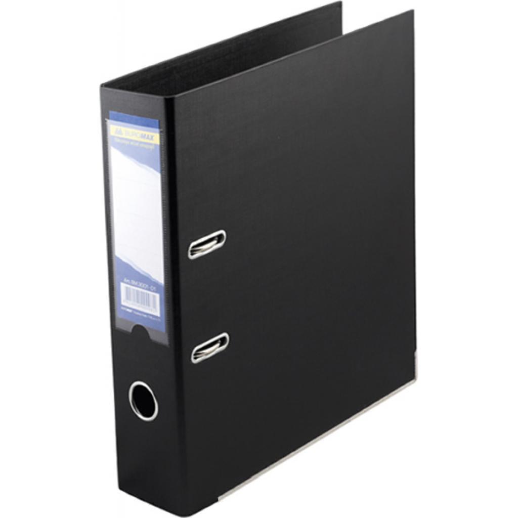 Папка - реєстратор Buromax А4 double sided, 70мм, PP, black, built-up (BM.3001-01c) - зображення 1