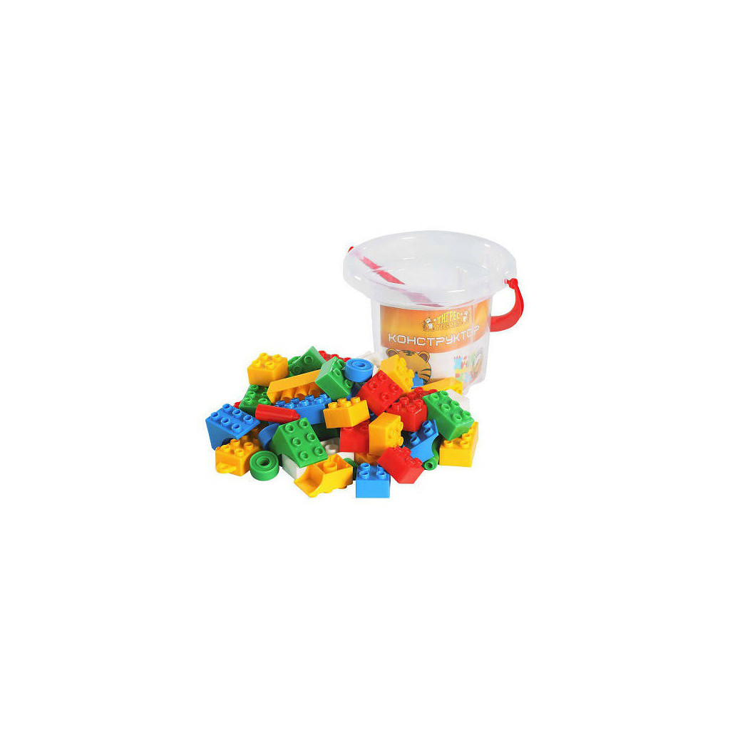 Конструктор Tigres 66 елементів у відрі (39095) - зображення 2