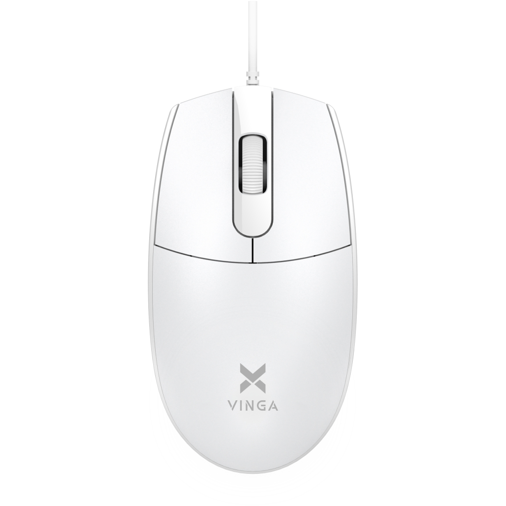 Мишка Vinga MS-110 White - зображення 1
