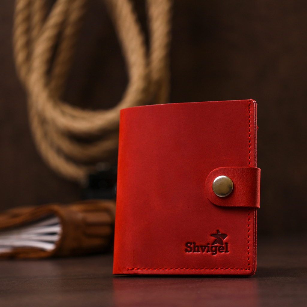 Портмоне Shvigel Червоне (16476) - зображення 8