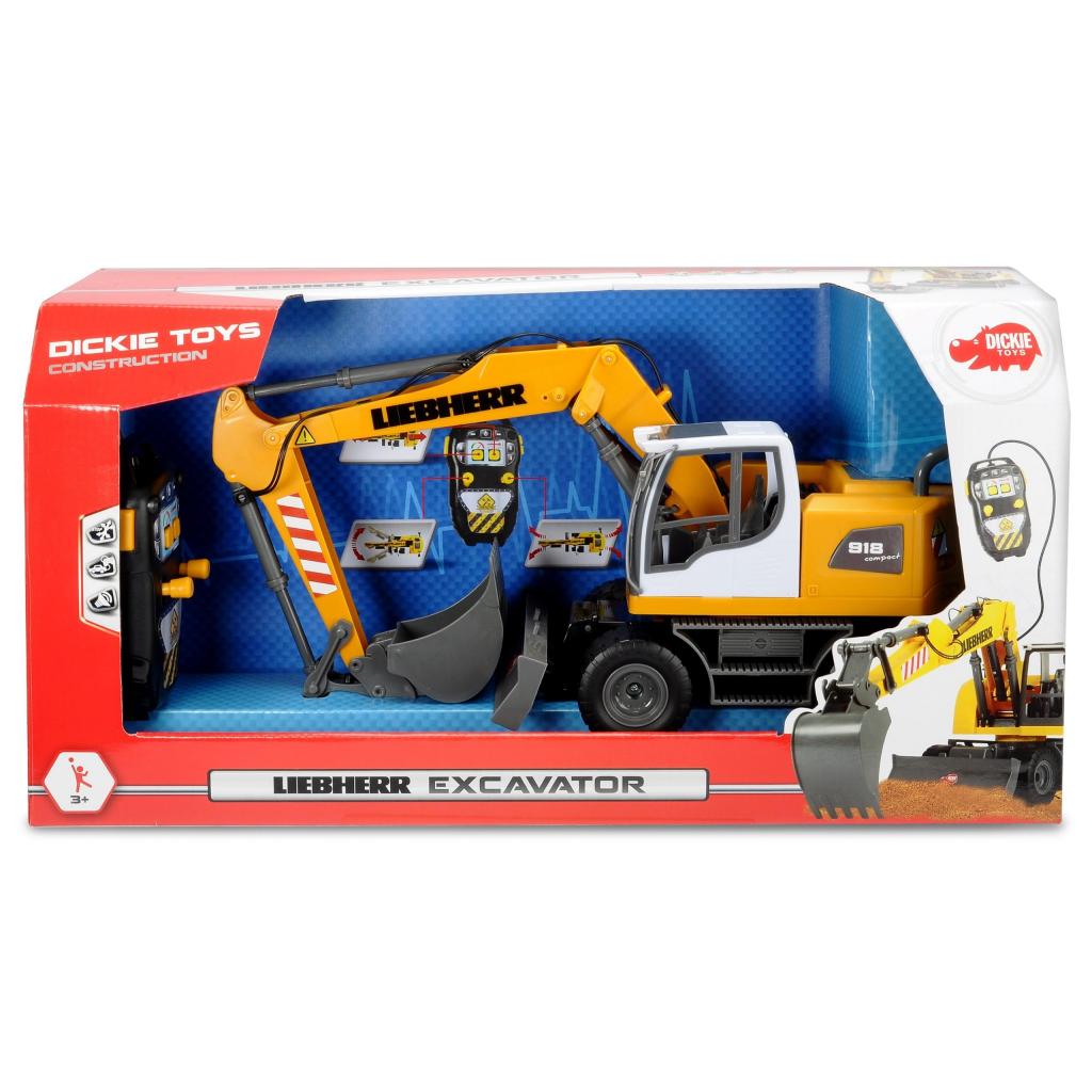 Спецтехніка Dickie Toys Екскаватор Лібхер на ДК зі звуковим ефектом 53 см (3728000) - зображення 4