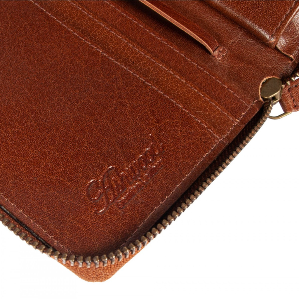 Портмоне Ashwood Дорожнє TW01 Chestnut (TW01 CHESTNUT) - изображение 6