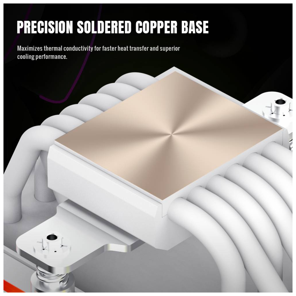 Кулер до процесора Gamemax SIGMA 620 WH - зображення 11