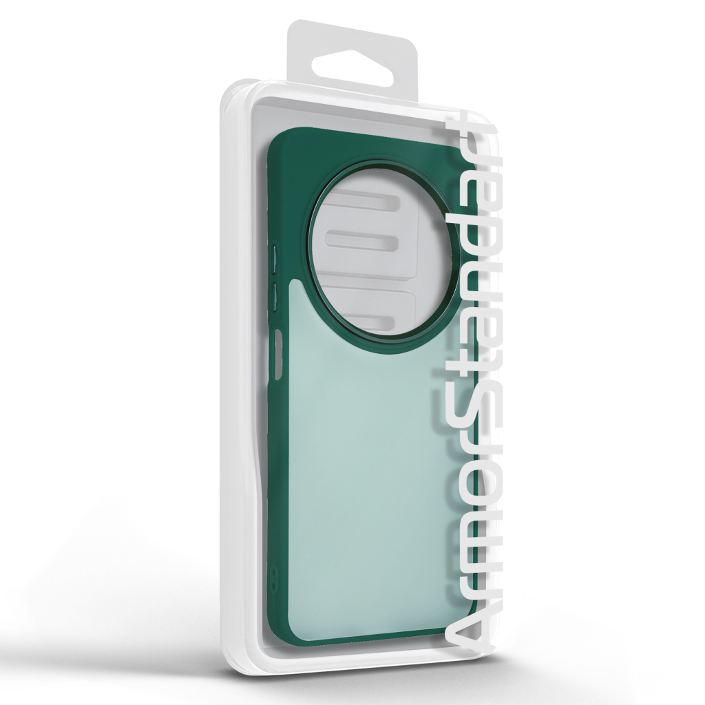 Чохол до мобільного телефона Armorstandart Frame Xiaomi Redmi 14C 4G / Poco M7 5G / Poco C75 4G Dark Green (ARM85590) - зображення 3