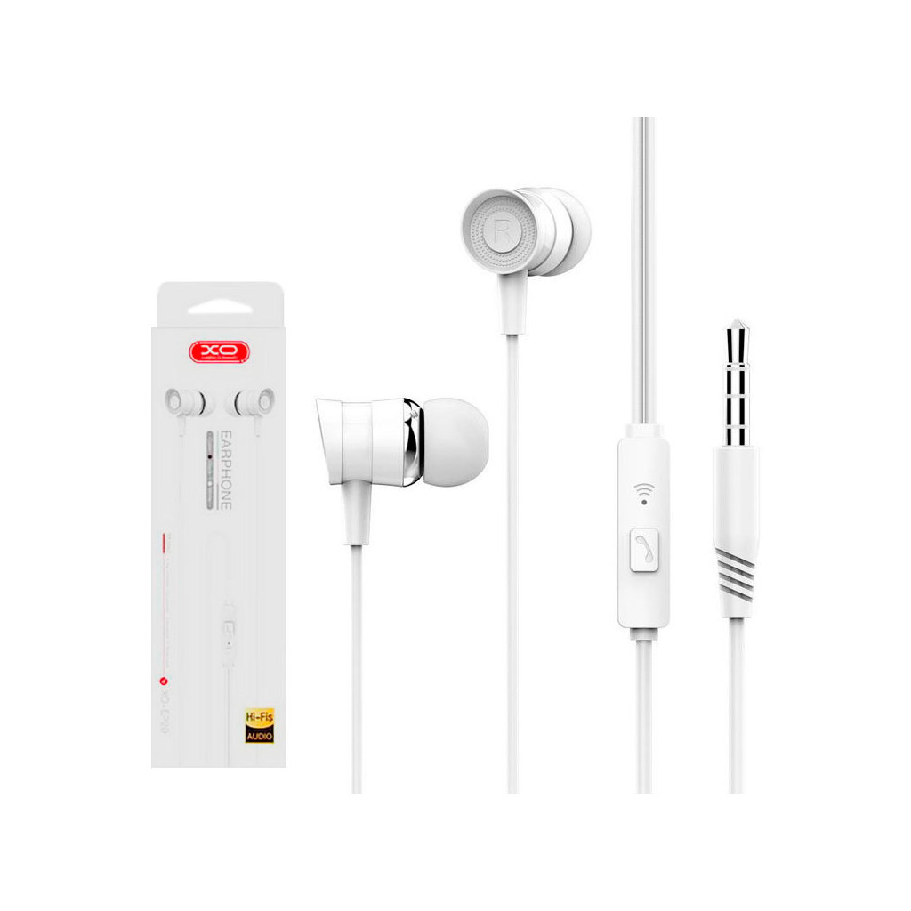 Навушники XO EP20 White (EP20-WH) - зображення 1