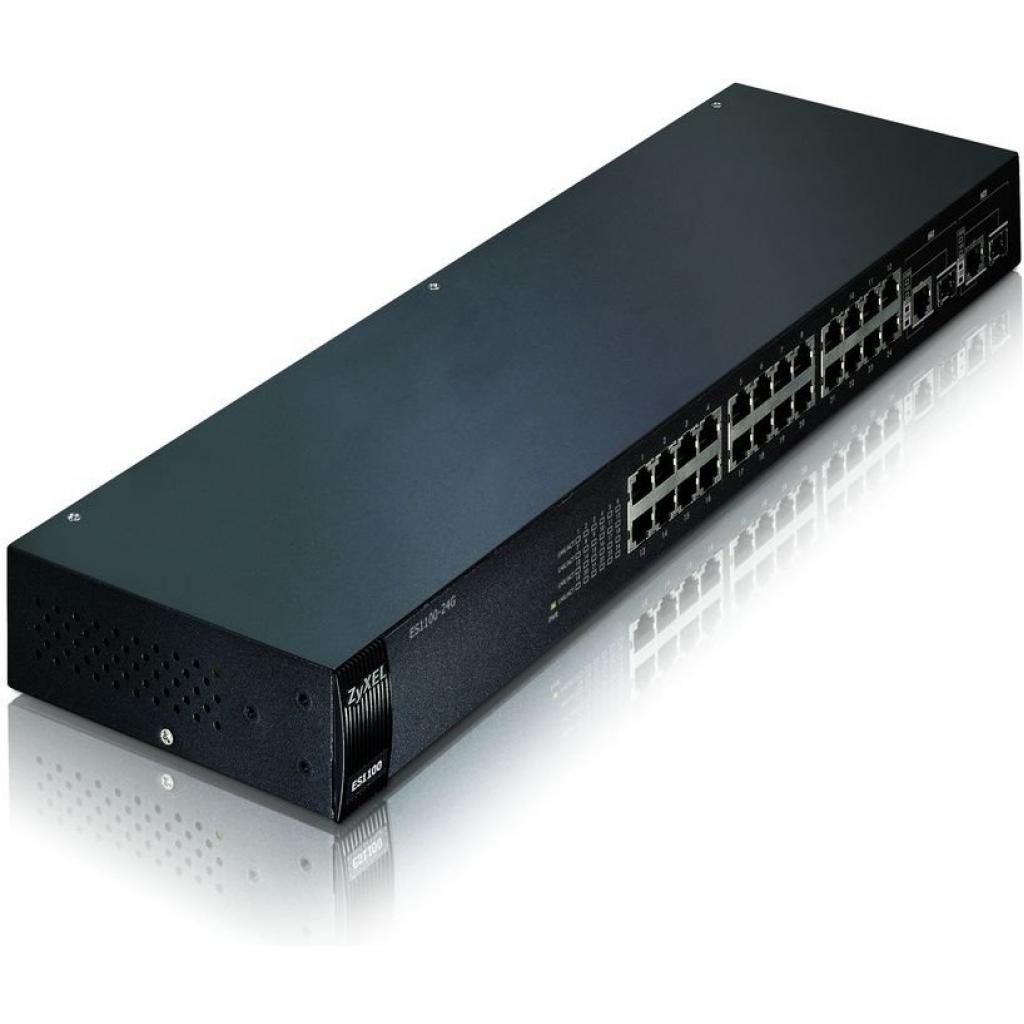 Комутатор мережевий ZyXel ES1100-24G - зображення 2