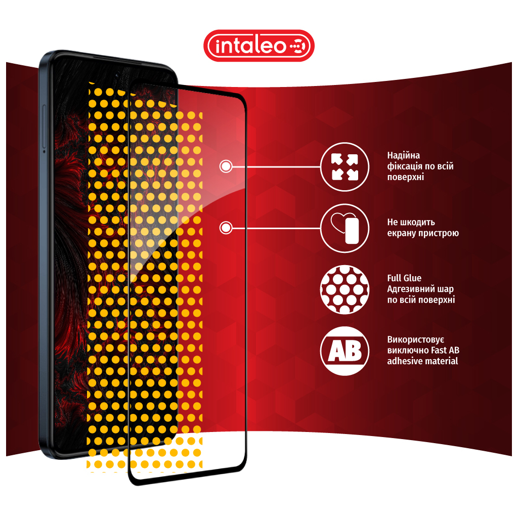 Скло захисне Intaleo Full Glue Moto G84 Black (1283126582363) - зображення 7