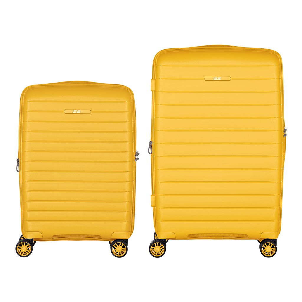 Набір валіз 2E Aero (M+S), бурштиново-жовті (2E-SPP-AERO-SET2-AY) - зображення 2