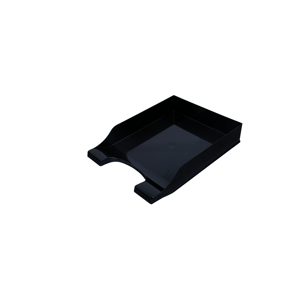 Лоток для паперів Арника горизонтальний Симетрія, чорний (80803) - зображення 1