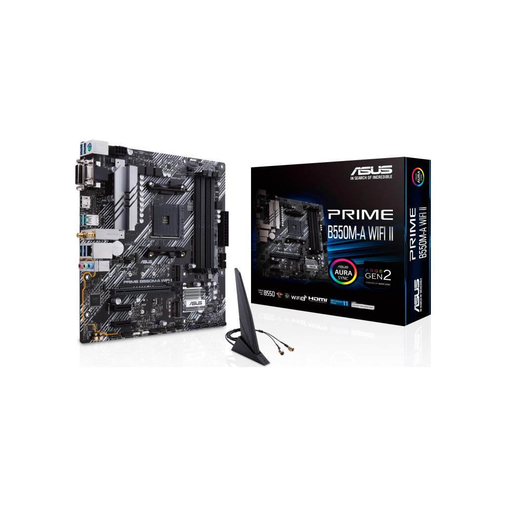 Материнська плата ASUS PRIME B550M-A WIFI II - зображення 2