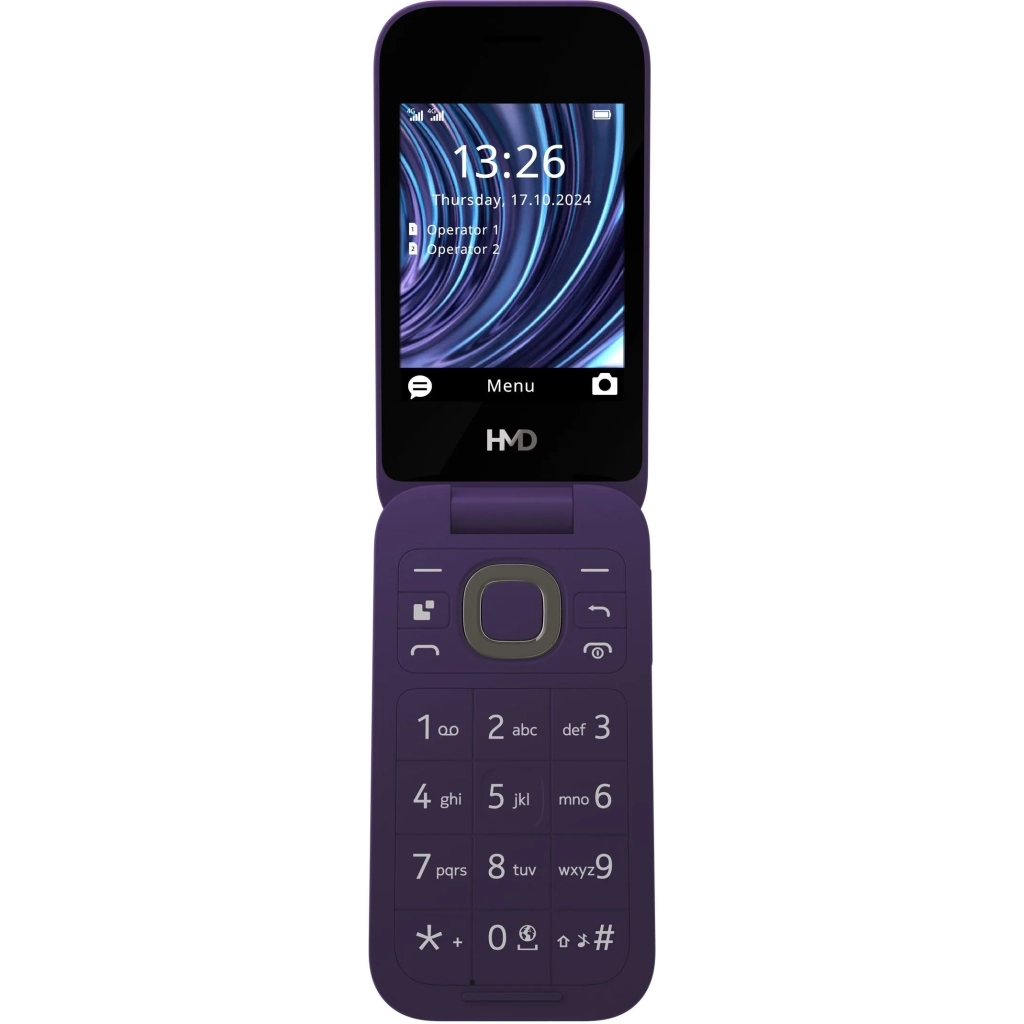 Мобільний телефон HMD 2660 4G Flip DS Violet - изображение 2